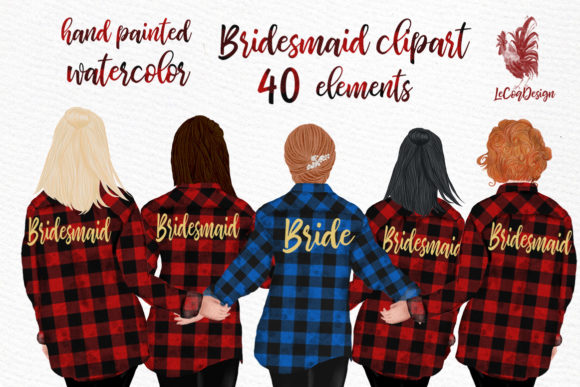 Buffalo Plaid Wedding Robes Clipart: A Designer's Guide