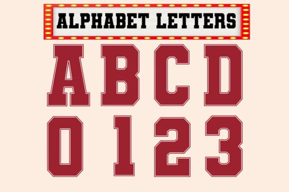 Dynamic Red Sport Alphabet Set PNG for Bold Design