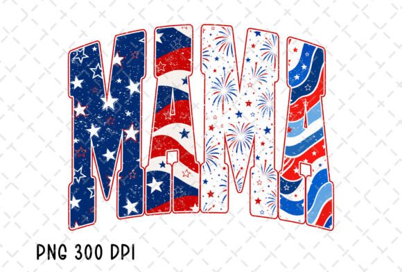 Mama Patriotic 4th of July America PNG: Design Guide