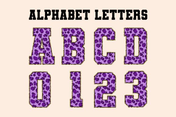Mardi Gras Purple Leopard Alphabet Set: A Designer's Guide
